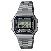 Thumbnail for Casio Watch Digital Vintage Gunmetal Grey A168WGG-1ADF