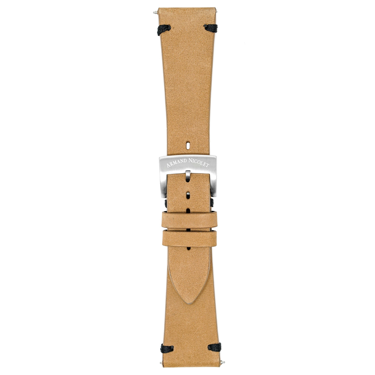 Armand Nicolet Watch Brown Leather Strap Watches & Crystals