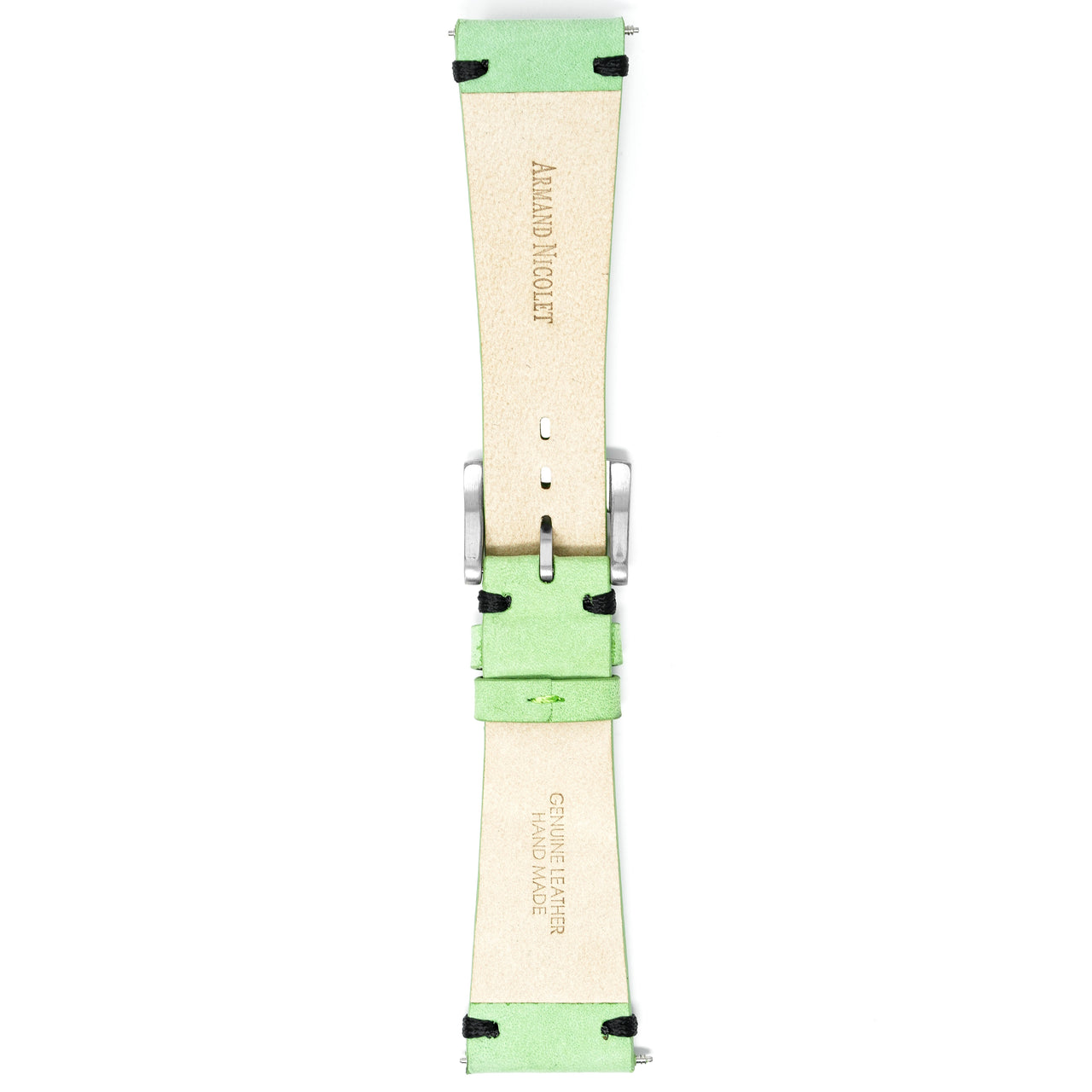Armand Nicolet Watch Green Leather Strap