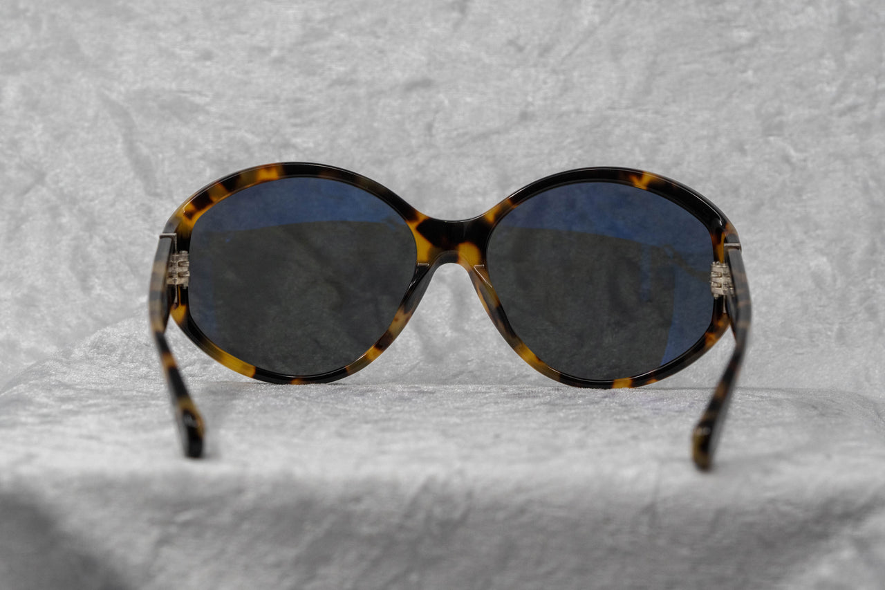Ann Demeulemeester Ladies Sunglasses Oversized Tortoise Shell and Grey AD6C2SUN