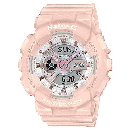 Casio Baby-G Watch Ladies Pink BA-110RG-4ADR