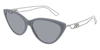 Thumbnail for Balenciaga Women's Sunglasses Cat Eye Ruthenium Grey BB0052S-004 56