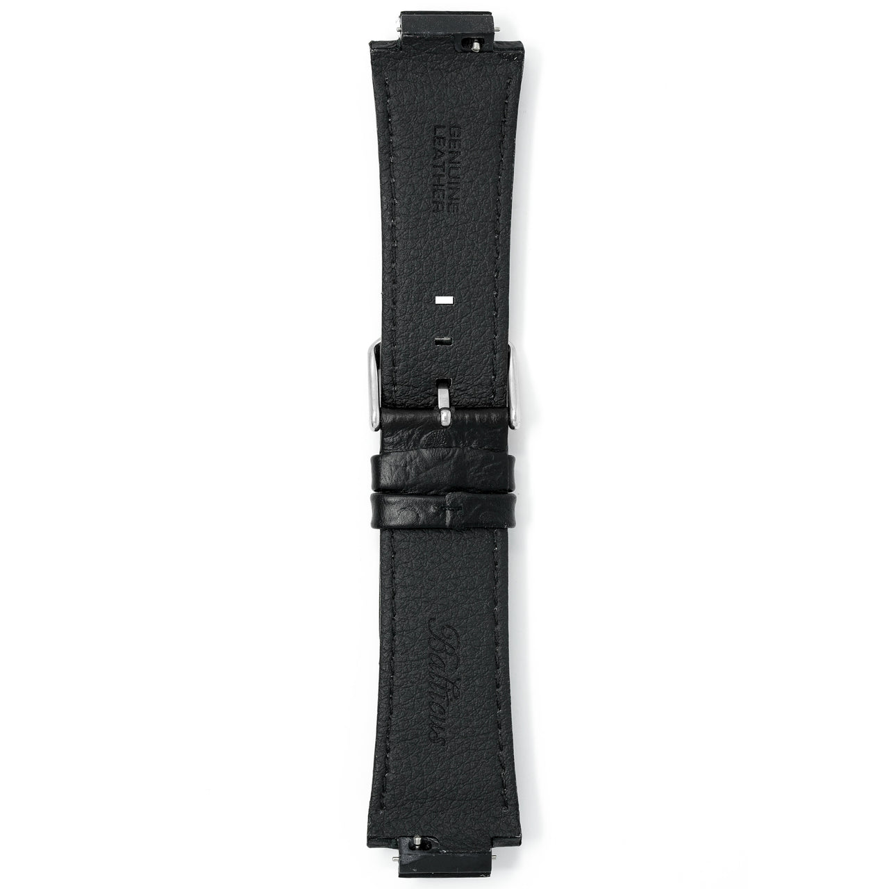 Balticus Watch Black Ostrich Leather Strap