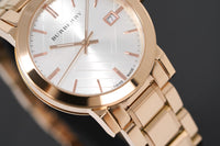 Thumbnail for Burberry Unisex Watch The City Rose Gold 38mm BU9004