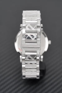 Thumbnail for Burberry Men's Watch The City 40mm Engraved Checked Steel BU9037