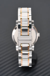 Thumbnail for Burberry Ladies Watch Check Stamped Two Tone 34mm BU9105