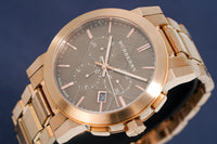 Thumbnail for Burberry Men's Watch Chronograph The City 42mm Rose Gold BU9353