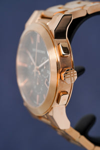 Thumbnail for Burberry Men's Watch Chronograph The City Rose Gold BU9353