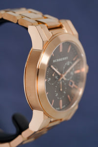 Thumbnail for Burberry Men's Watch Chronograph The City 42mm Rose Gold BU9353