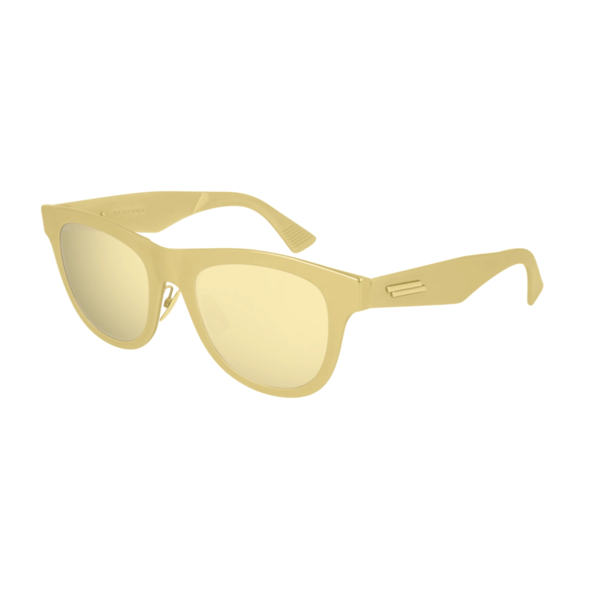Bottega Veneta Unisex Sunglasses Classic Gold BV1052S-001 52