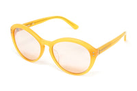 Thumbnail for Calvin Klein Women's Sunglasses Oversized Cat Eye Yellow CK18506S 870