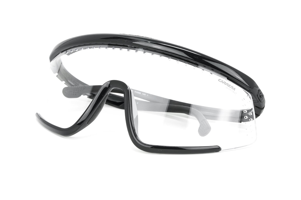 Carrera Unisex Sunglasses Shield Wap-Around Black/Clear HYPERFIT 10/S 7C5