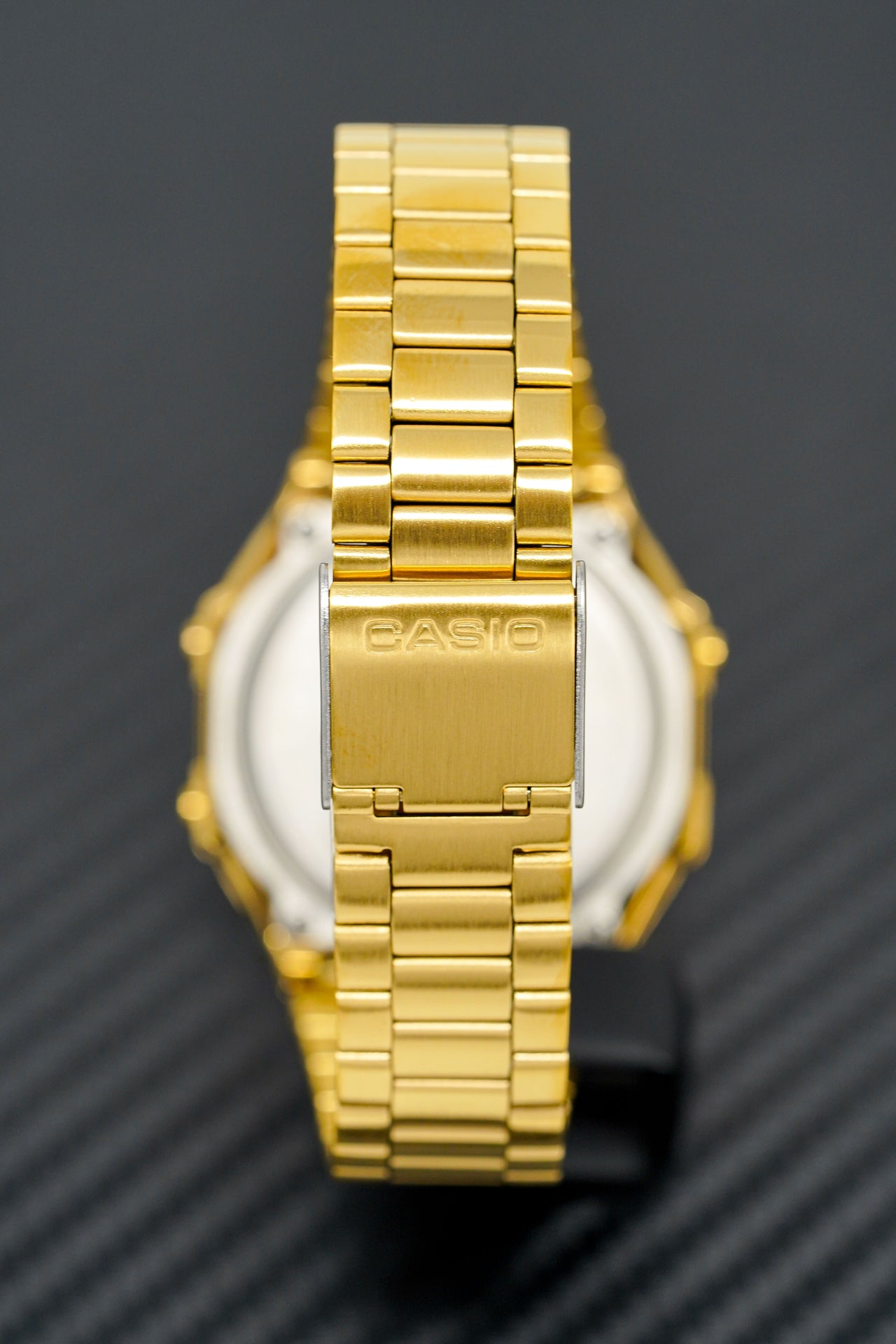 Casio Watch Digital Vintage Gold Pink/Purple A168WERG-2ADF