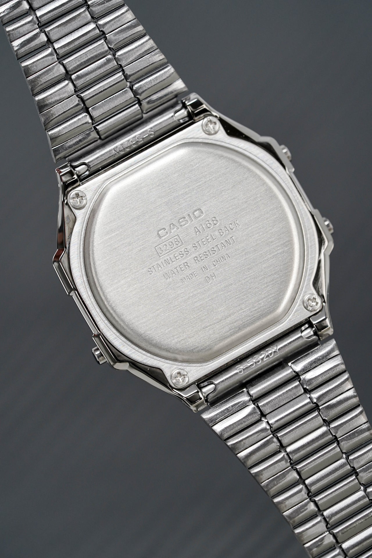 Casio Watch Digital Vintage Gunmetal Grey A168WGG-1ADF