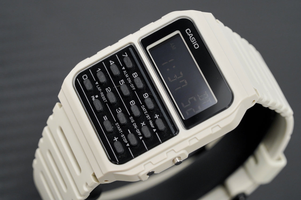 Casio Rolo Casio Calculator Watch White