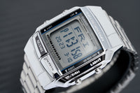 Thumbnail for Casio Men's Watch Vintage Data Bank Digital Steel DB-360-1ADF