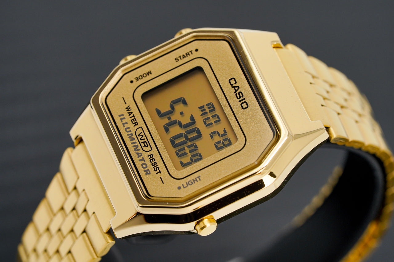 Casio Watch Digital Vintage Gold LA680WGA-9DF