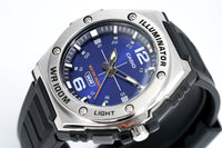 Thumbnail for Casio Men's Watch Illuminator WR100M Blue MWA-100H-2AVDF