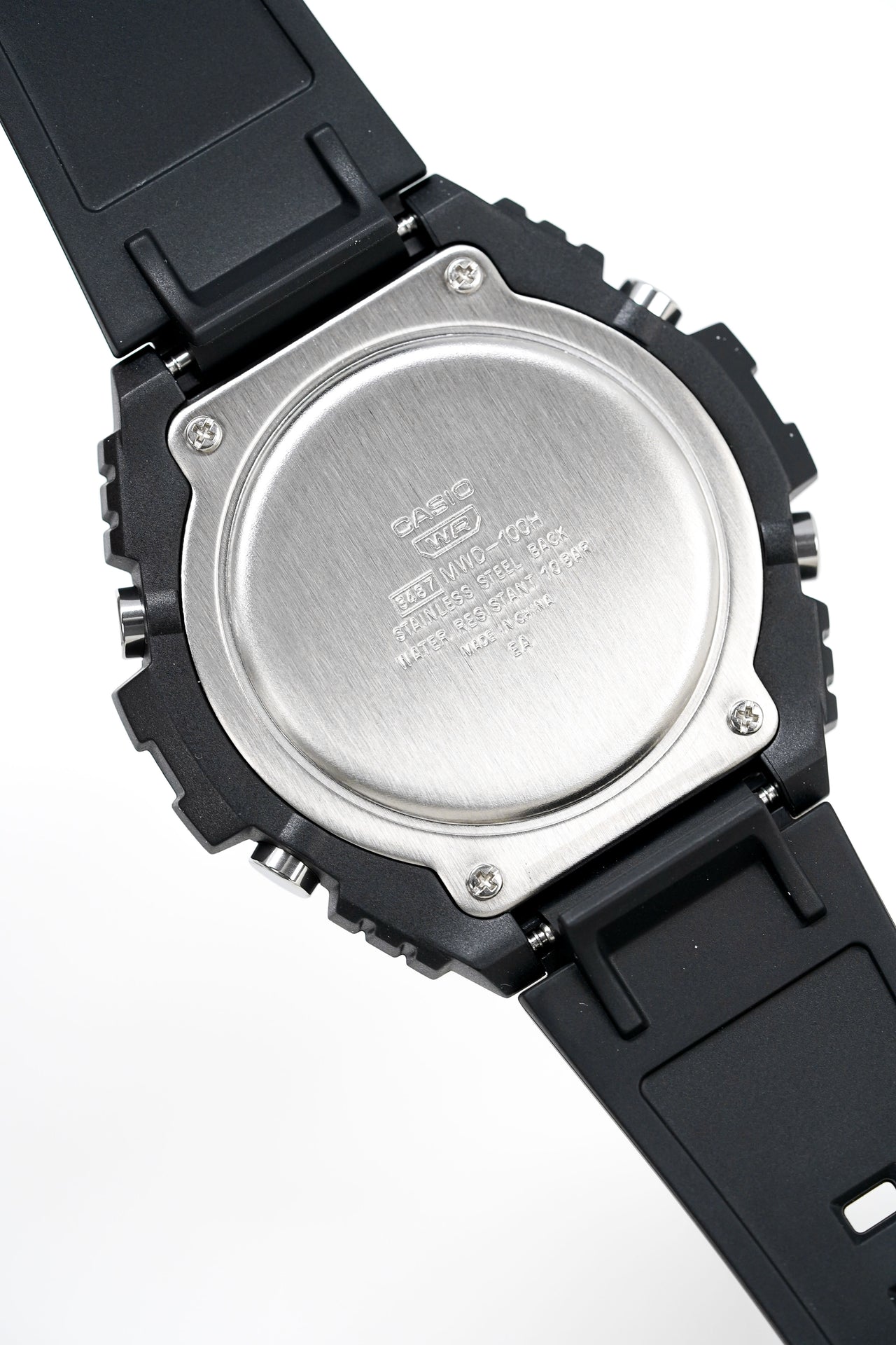 Casio Watch Digital Illuminator WR100M MWD-100H-1AVDF – Watches & Crystals