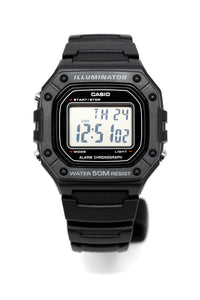 Thumbnail for Casio Watch Chronograph Digital Black W-218H-1AVDF