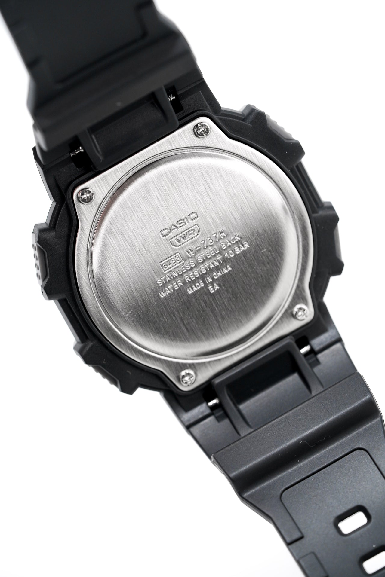 Casio Men's Watch Youth Chronograph Digital Black W-737H-1AVDF
