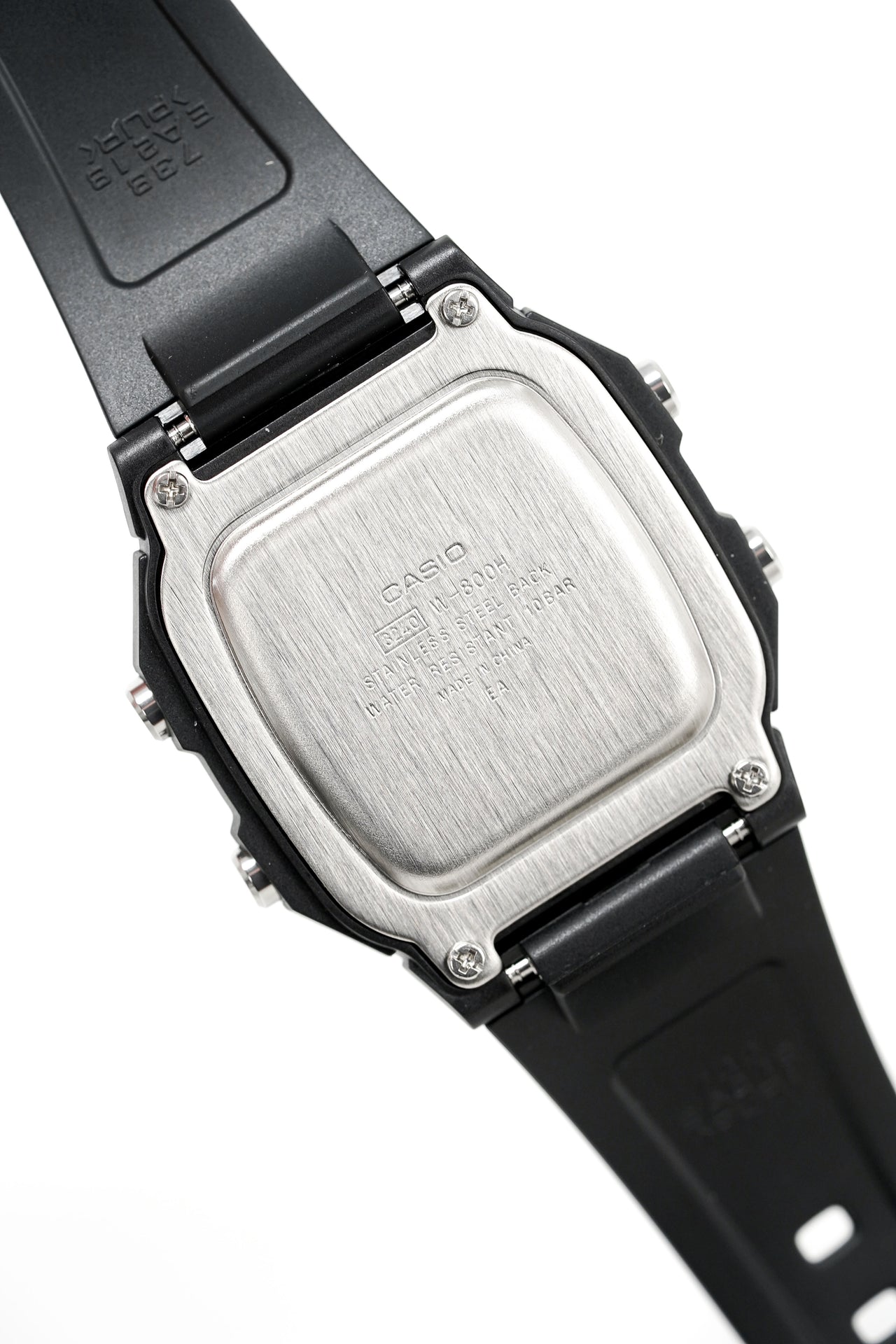 Casio Men's Watch Chronograph Digital Square Black W-800HG-9AVDF