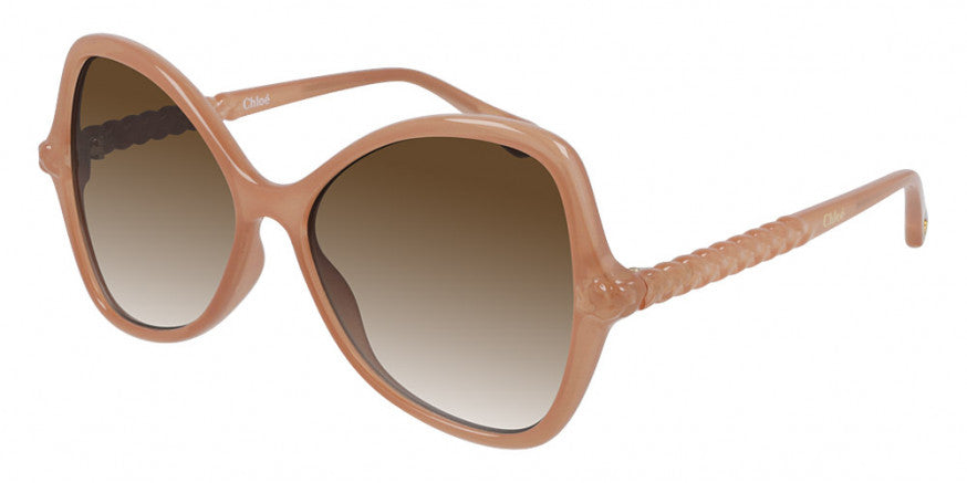 Chloé Women's Sunglasses Billie Oversized Butterfly Pink/Brown CH0001S-003 56