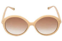 Thumbnail for Chloé Women's Sunglasses Oversized Round White/Brown CH0002S-002 58