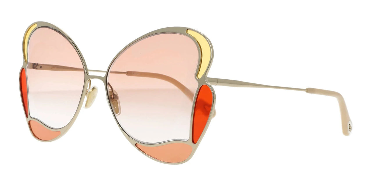 Chloé Women's Sunglasses Gemma Butterfly Orange CH0048S-001 60