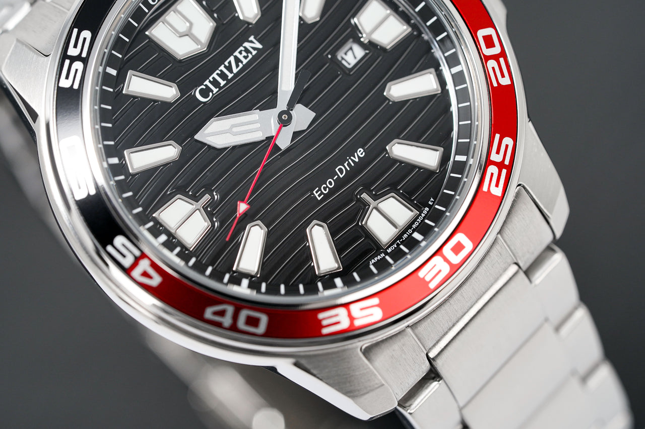 Citizen Men's Watch Eco-Drive Marine Red AW1527-86E