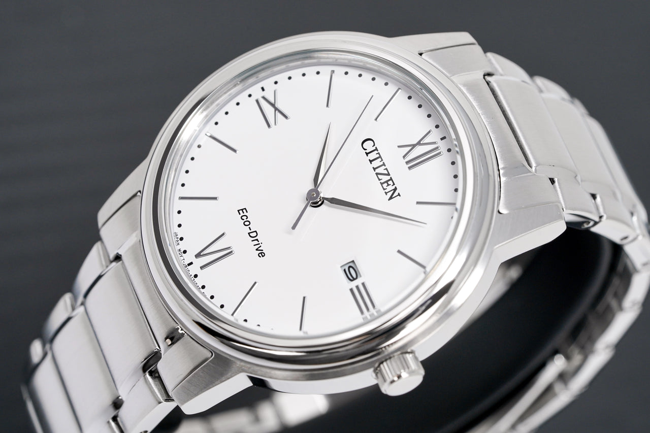 Citizen Men's Watch Eco-Drive White AW1670-82A – Watches & Crystals