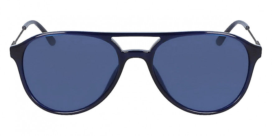 Calvin Klein Men's Pilot Sunglasses Navy Blue CK20702S 410
