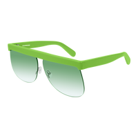 Thumbnail for Courrèges Women's Sunglasses Oversized Flat Top Green CL1901-004 66