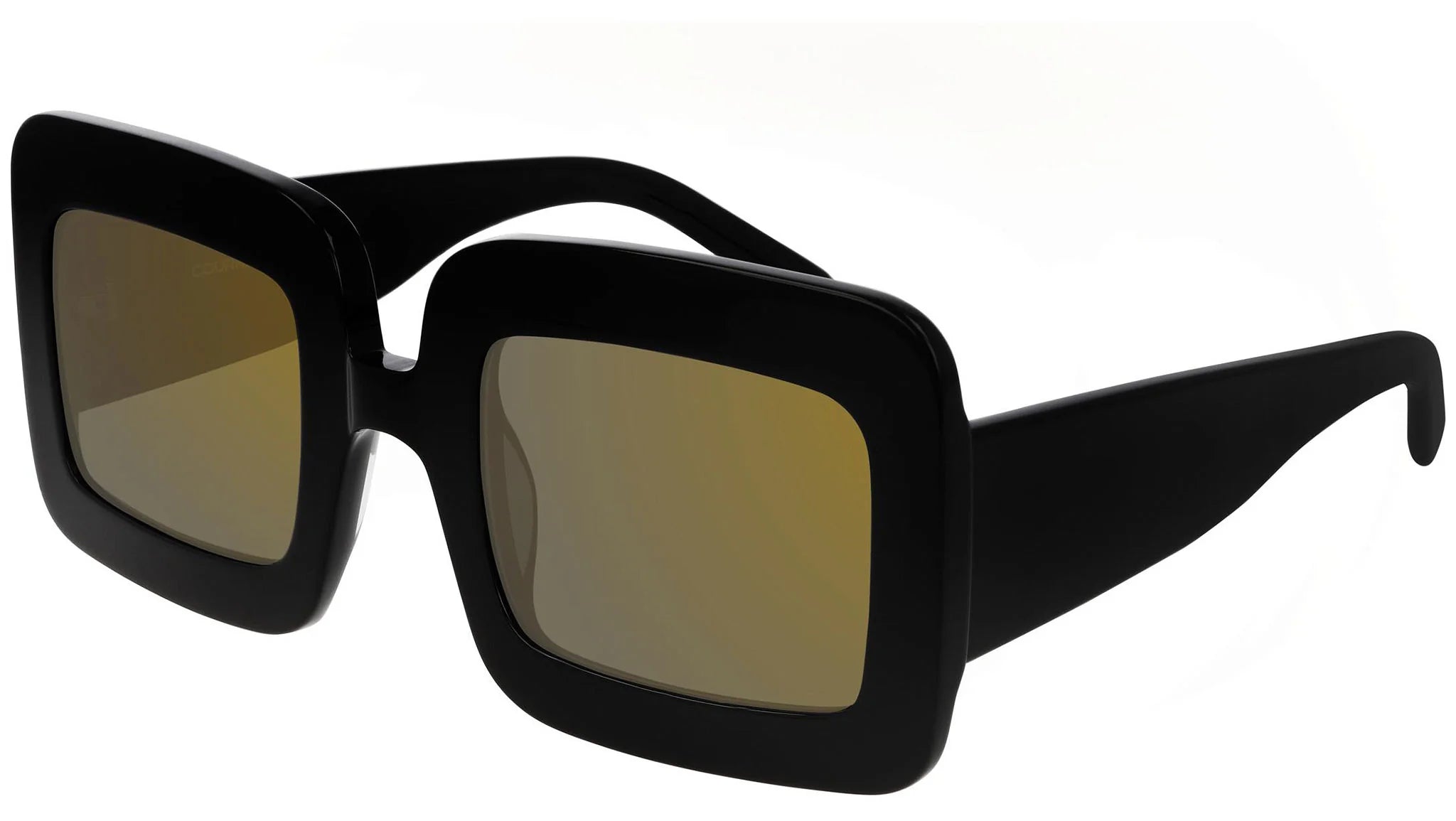 Courrèges Women's Sunglasses Oversized Square Black/Copper CL2001-001 52