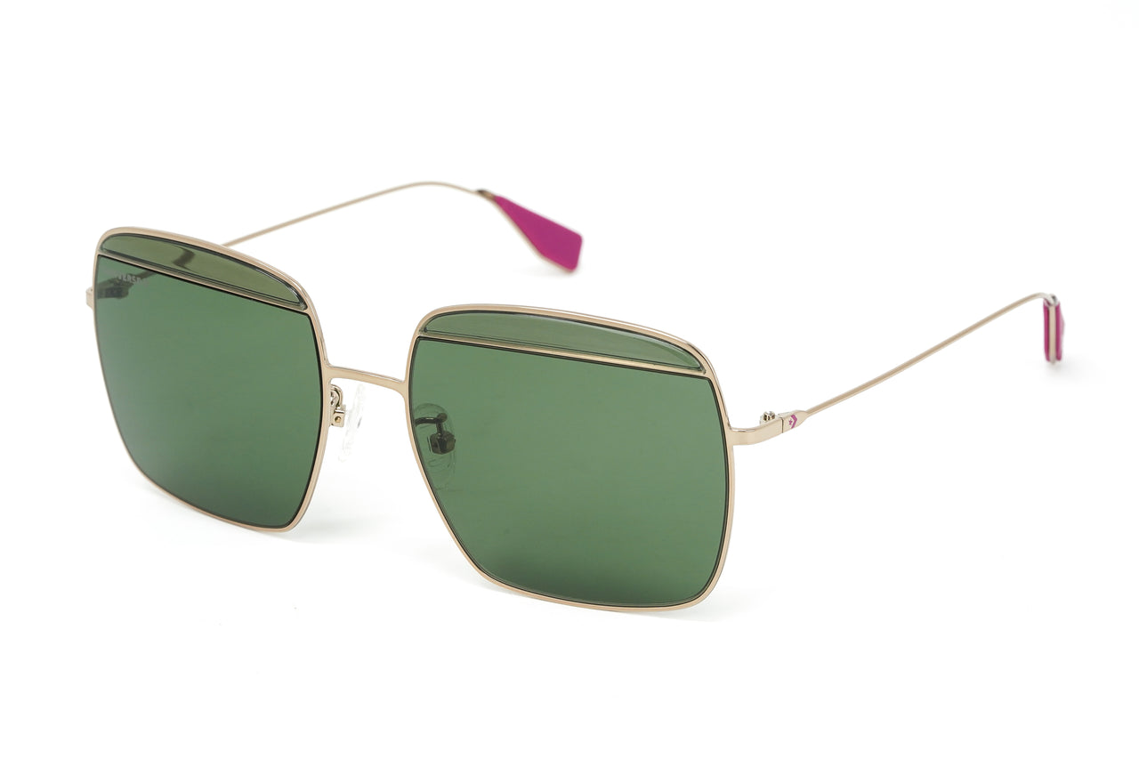 Converse Women's Sunglasses Square Bronze and Green SCO148 8FEY