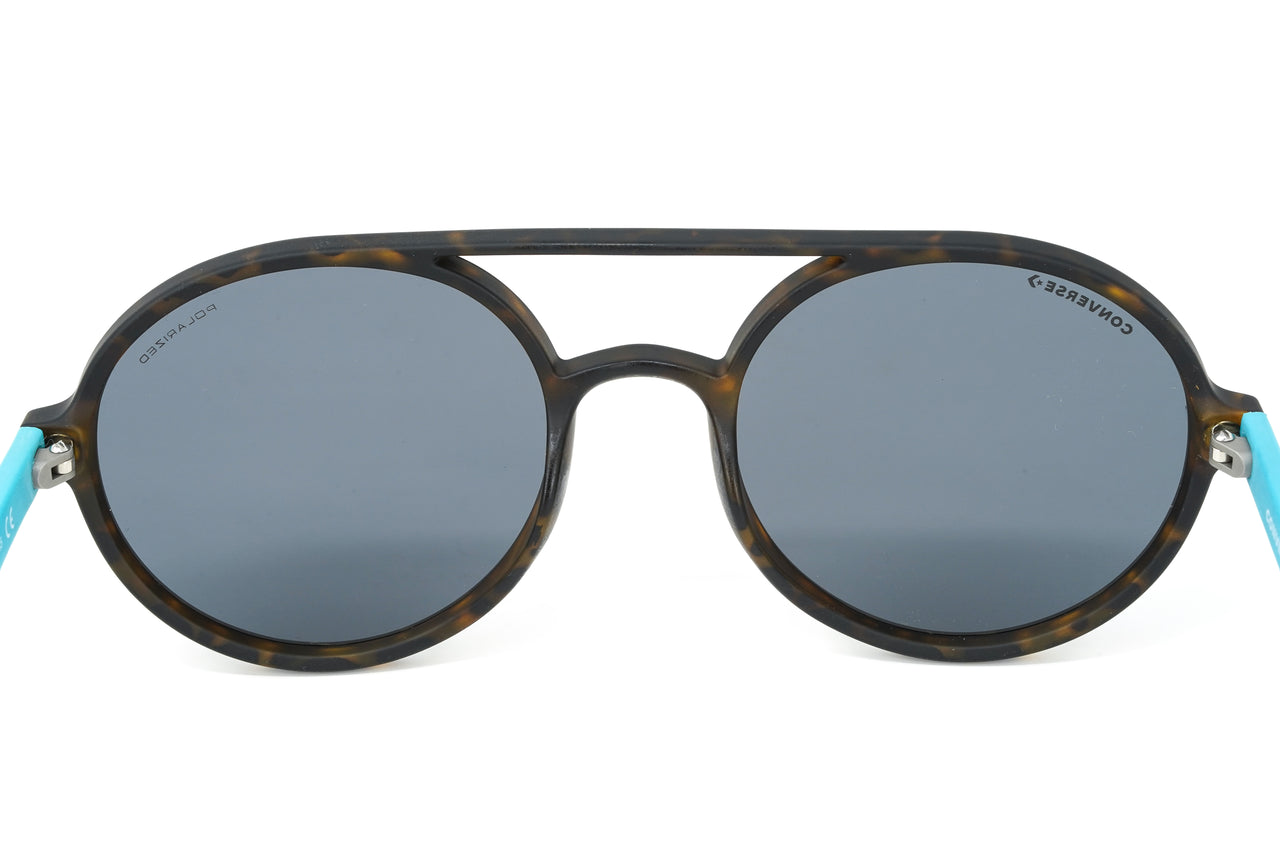 Converse Men's Sunglasses Pilot Tortoise Shell and Blue SCO192 7VEP