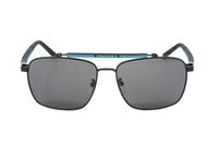 Thumbnail for Converse Men's Sunglasses Square Flat Top Matte Black and Blue SCO229 0531