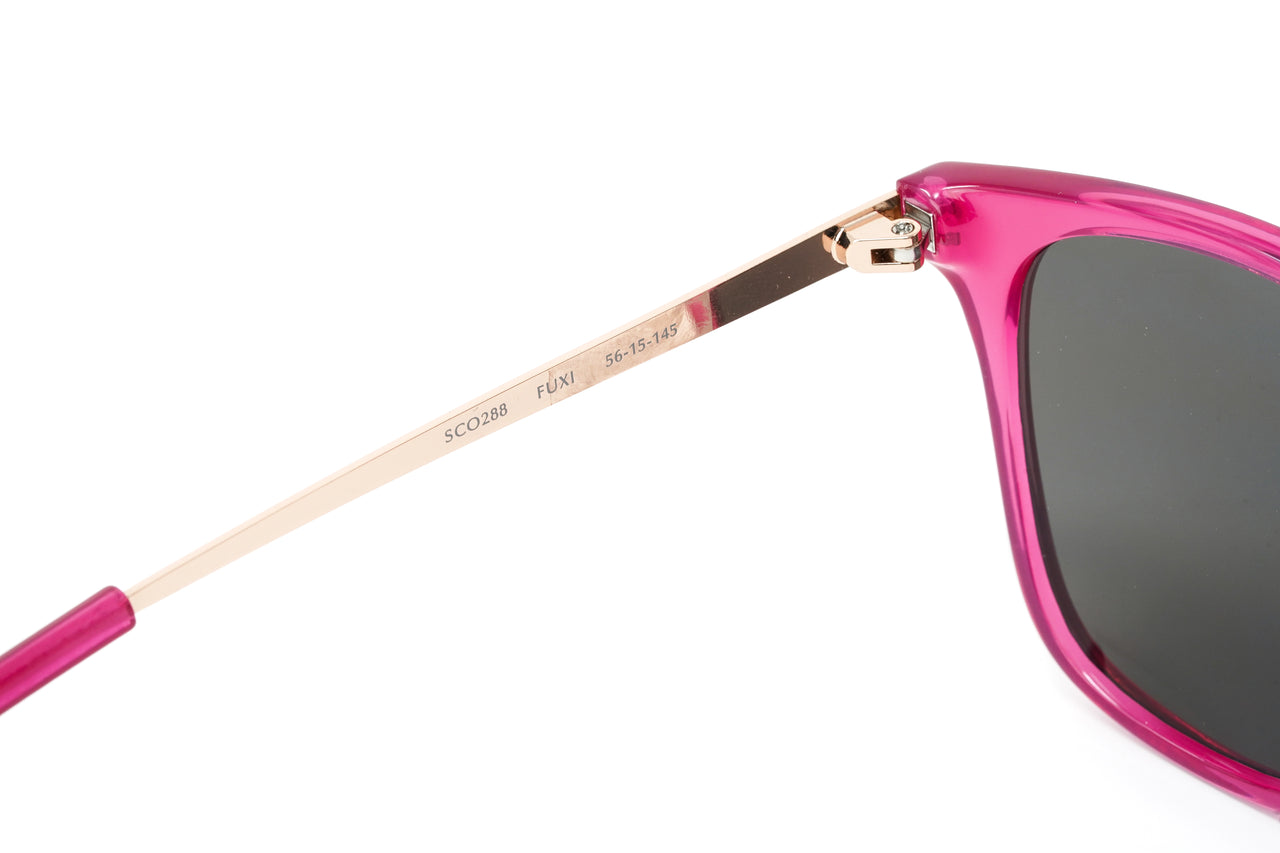Converse Women's Sunglasses Transparent Pink SCO288 FUXI