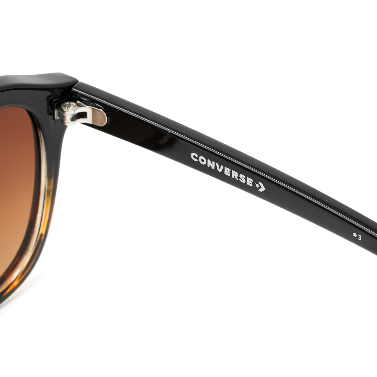 Converse Unisex Sunglasses Square Flat Top Black and 