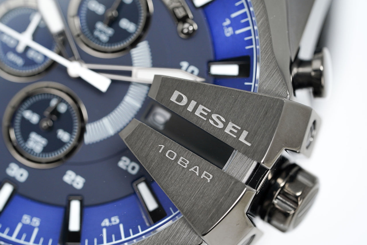 Diesel Men's Chronograph Watch Mega Chief Blue