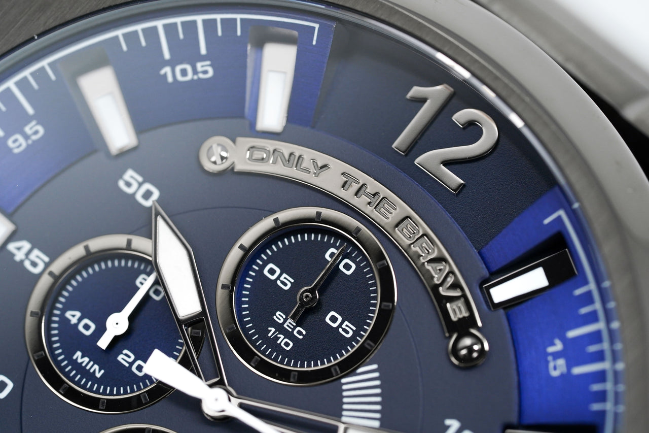 Diesel Men's Chronograph Watch Mega Chief Blue