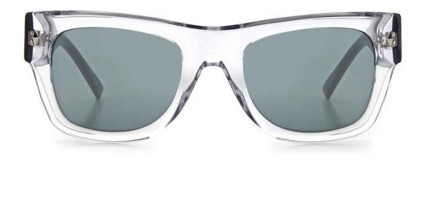 Jimmy Choo Men's Sunglasses Classic Rectangle Grey/Clear DUDE/S KB7