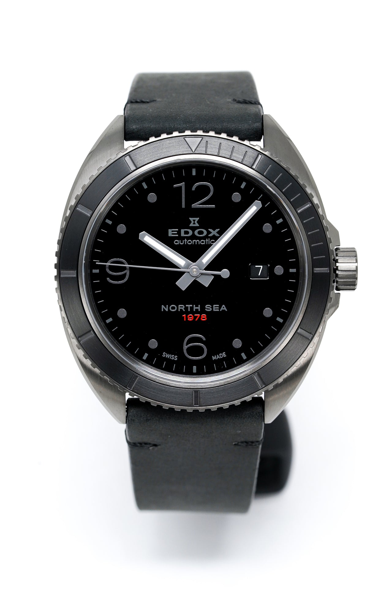 Edox Watch North Sea 1978 Special Edition Black PVD 80118-357NG-N1