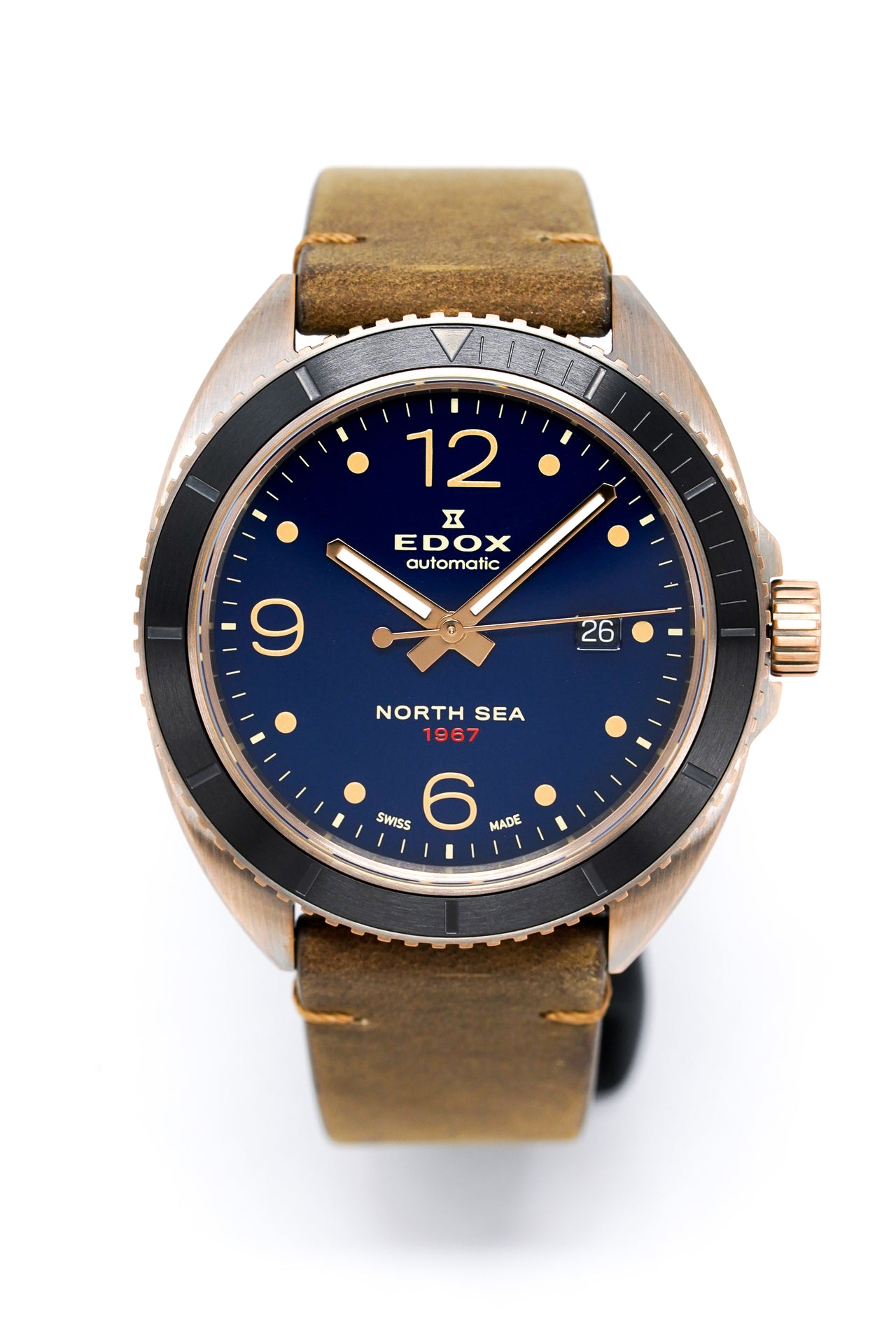 Edox Watch North Sea 1967 Limited Edition Bronze 80118-BRN-BU1