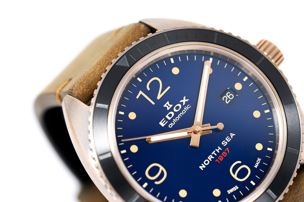 Edox Watch North Sea 1967 Limited Edition Bronze 80118-BRN-BU1