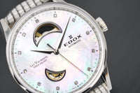 Thumbnail for Edox Women's Automatic Watch Les Vauberts Open Heart 37mm 850193ANADN