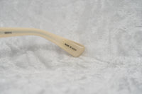 Thumbnail for Eley Kishimoto Ladies Sunglasses Oversized Round Cream and Brown EK27C4SUN