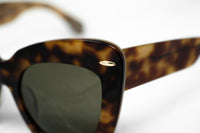 Thumbnail for Erdem Ladies Sunglasses Cat Eye Tortoise Shell and Grey EDM24C3SUN