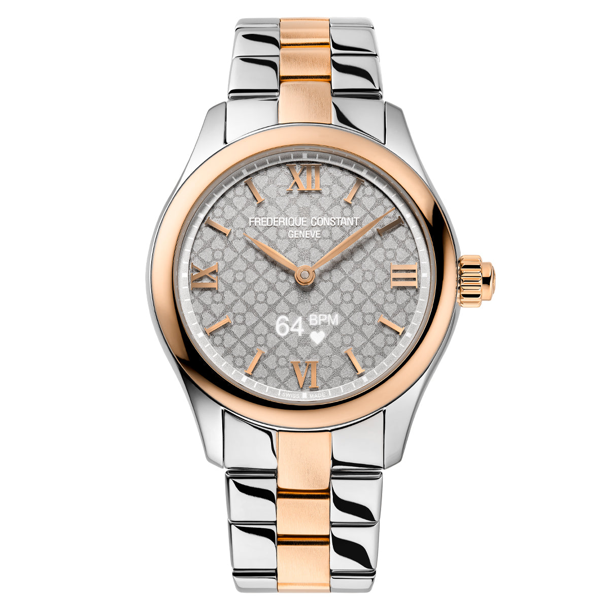 Frederique Constant Watch Ladies Vitality Smartwatch Rose Gold FC-286BG3B2B