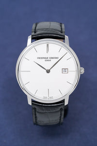 Thumbnail for Frederique Constant Slimline Watch Steel FC-220S5S6